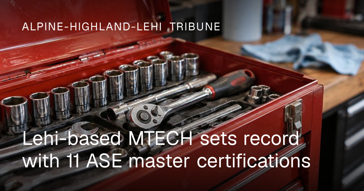 MTECH automotive students set record with 11 ASE master certifications